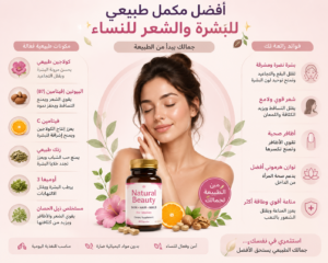 أفضل مكمل طبيعي للبشرة والشعر للنساء