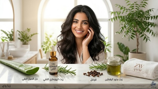 علاج تساقط الشعر الشديد بمنتجات طبيعية