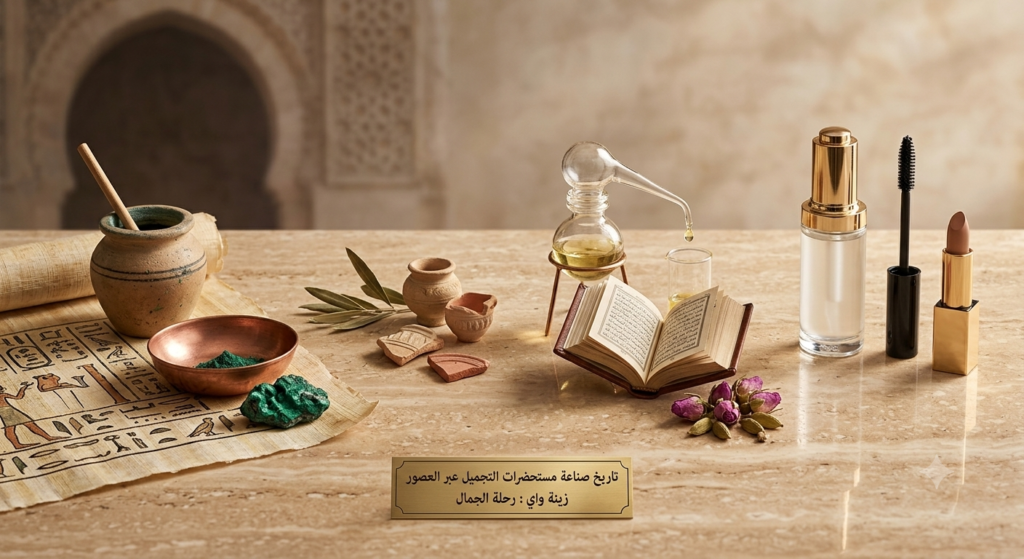 تاريخ صناعة مستحضرات التجميل عبر العصور