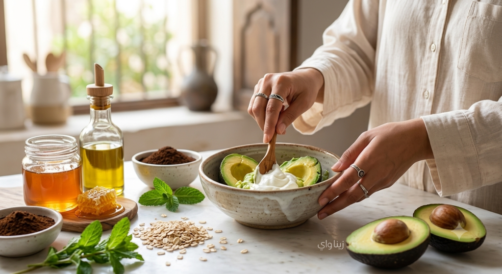 خلطة طبيعية للبشرة من المطبخ