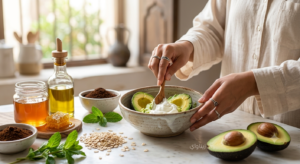 خلطة طبيعية للبشرة من المطبخ