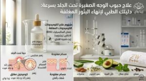 علاج حبوب الوجه الصغيرة تحت الجلد بسرعة