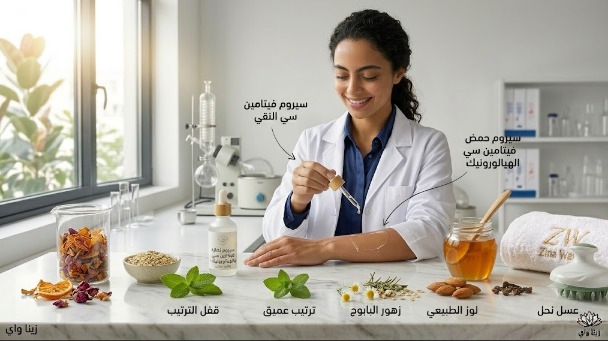 ما هو ترتيب وضع سيروم البشرة – أيهما أولاً : الفيتامين سي أم الهيالورونيك ؟