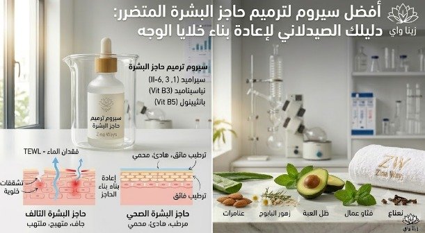 أفضل سيروم لترميم حاجز البشرة المتضرر