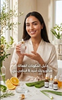 دليل المكونات الفعالة للعناية بالبشرة : كيف تختارين وتدمجين السيروم المناسب لنوع بشرتك؟"